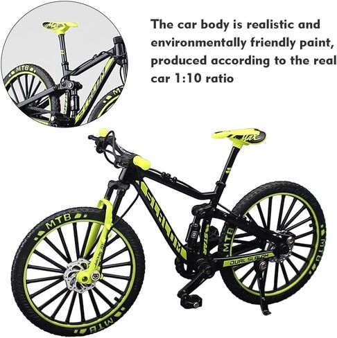 Kakalote Mini Finger Pikes ، 1:10 Scale Alloy Mountain Bicycle Model Descorting Decoration Crafts لمحبي ركوب الدراجات في عيد ميلاد هدايا حفلة عيد ميلاد (أحمر) in Kuwait
