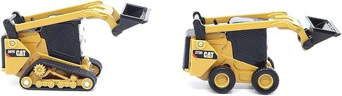 272d2 Skid Steer Loader أصفر و 297d2 مسار مضغوط المحمل الأصفر مجموعة من 2 قطع 1/64 Diecast بواسطة Diecast Masters 84647CS in Saudi Arabia