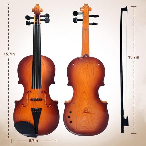 16 Inch Violin Toy for Kids, 4 Strings Violin Toys Musical Instruments for Children,Multifunctional Portable Electronic Instrument in Saudi Arabia