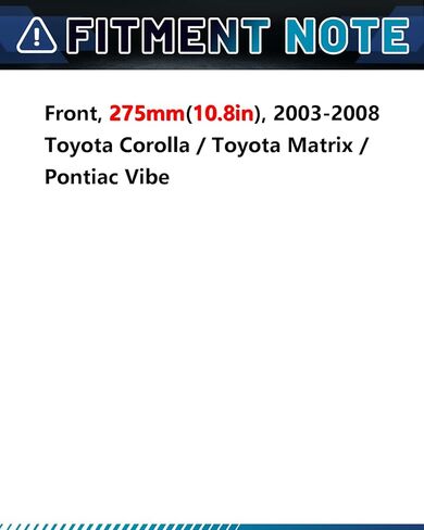 Front Vented G-coated Brake Pads and Rotors Kit for BM X5 2018-2007, BM X6 2019-2011, Brake Rotors + Carbon Fiber Ceramic Brake Pads Kit 331.8mm(13.1in) in Kuwait