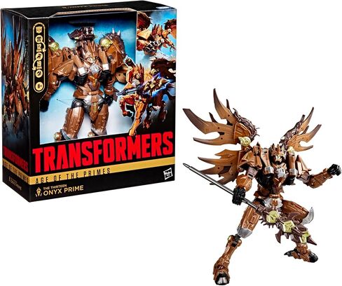 Transformers Age of the Primes Leader Class Thirteen Onyx Prime ، 7.5 بوصة تحويل الشكل ، ألعاب الروبوت للأعمار 8+ in Kuwait