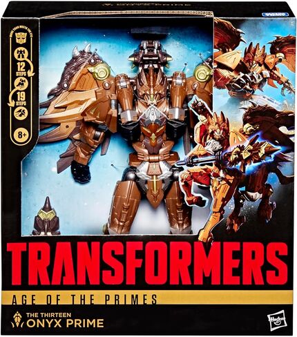 Transformers Age of the Primes Leader Class Thirteen Onyx Prime ، 7.5 بوصة تحويل الشكل ، ألعاب الروبوت للأعمار 8+ in Kuwait