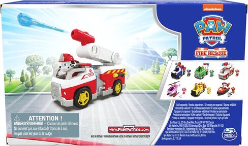 PAW PAW PATROL FIRE RESCUE: Marshall Rescue Fire Engine مع Figure و Prosile Launcher & Toy Truck ، Kids Toys for Boys & Girls Ages 3 and Ap in Kuwait