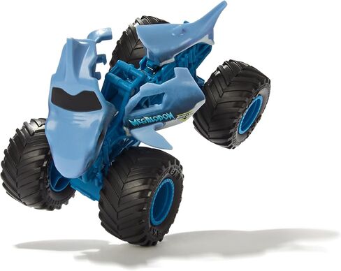 Monster Jam Smash & Bash 2-Pack Monster Trucks ، Megalodon & El Toro Loco ، 1:64 Die Cast Truck Railable Truck ، Kids Toys for Boy and Girls Age 3 and Up in Kuwait