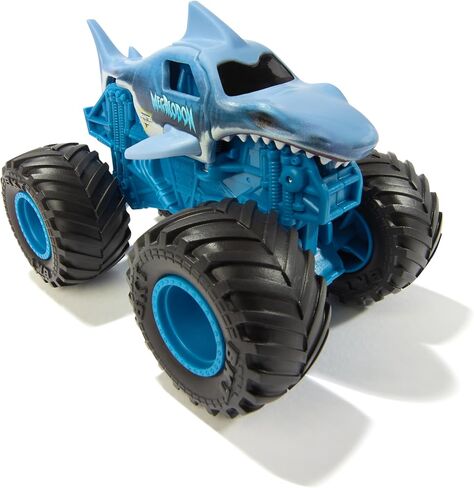 Monster Jam Smash & Bash 2-Pack Monster Trucks ، Megalodon & El Toro Loco ، 1:64 Die Cast Truck Railable Truck ، Kids Toys for Boy and Girls Age 3 and Up in Kuwait