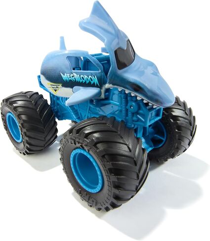 Monster Jam Smash & Bash 2-Pack Monster Trucks ، Megalodon & El Toro Loco ، 1:64 Die Cast Truck Railable Truck ، Kids Toys for Boy and Girls Age 3 and Up in Kuwait