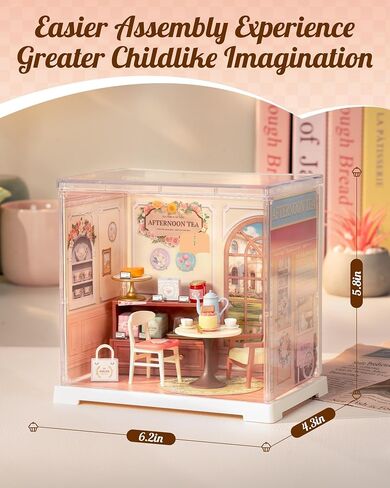 سلسلة Rolife Mini Super Creator ، DIY Miniature Memory Book Store Dollhouse House Kit ، Bulid Sconary for Action Action Toldible ، هدايا إبداعية للنساء للبالغين in Saudi Arabia