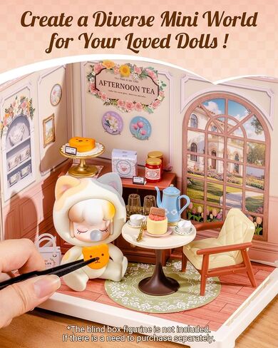سلسلة Rolife Mini Super Creator ، DIY Miniature Memory Book Store Dollhouse House Kit ، Bulid Sconary for Action Action Toldible ، هدايا إبداعية للنساء للبالغين in Saudi Arabia