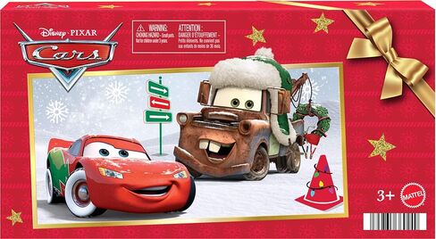 Mattel Disney Pixar Cars Toy Multipack ، مجموعة من 5 مركبات ذات طابع الشتاء بما في ذلك إكسسوارات Lightning McQueen و 2 من البلاستيك in Saudi Arabia