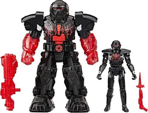 Star Wars Epic World of Action Suit Dark Trooper Mech Mech Suit ، بدلة ميكانيكية 6.5 بوصة وشخصية عمل 4 بوصة ، ألعاب للبنين والبنات الذين تتراوح أعمارهم بين 4+ in Kuwait