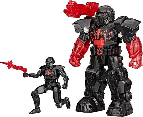 Star Wars Epic World of Action Suit Dark Trooper Mech Mech Suit ، بدلة ميكانيكية 6.5 بوصة وشخصية عمل 4 بوصة ، ألعاب للبنين والبنات الذين تتراوح أعمارهم بين 4+ in Kuwait