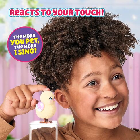 Little Live Pets My Real Talking Bird Toy & Cage - لعبة Indie ، لعبة تكرار الصوت التفاعلية ، أكثر من 20 صوتًا وردود فعل ، ألعاب الحديث للأطفال 5-7 in Kuwait