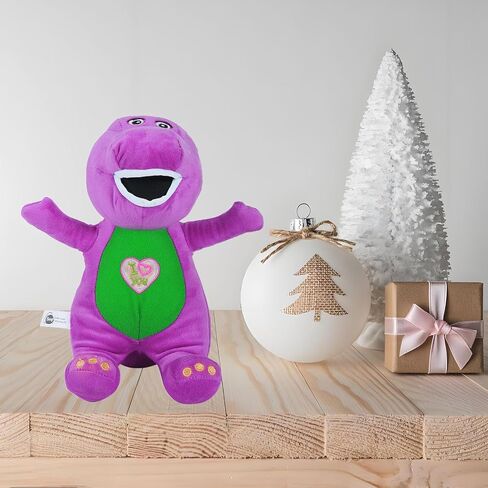 Barney Toys Singing Friend Barney Stuffed Animals Dinosaur Barney Singing I Love You Children's Plush Puppet Toy （10in） in Saudi Arabia