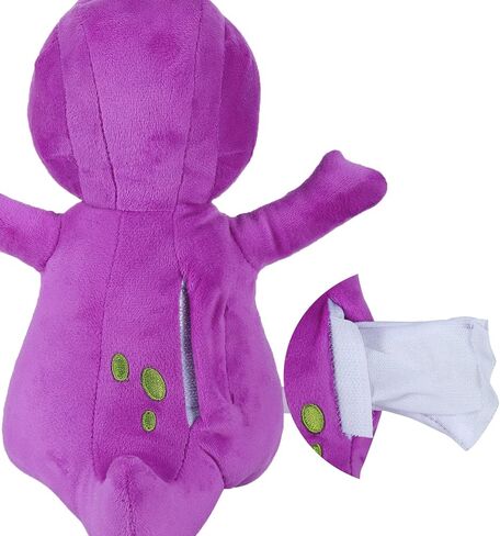 Barney Toys Singing Friend Barney Stuffed Animals Dinosaur Barney Singing I Love You Children's Plush Puppet Toy （10in） in Saudi Arabia