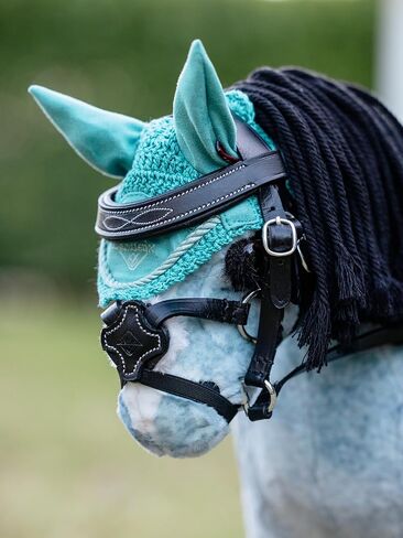 Lemieux Toy Pony Ear Bonnet - خيوط الكروشيه المصنوعة يدويًا - الأعمار 3+ - Blossom - حجم واحد in Kuwait