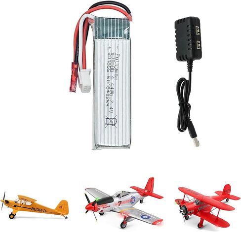 بطاريات للطائرة RC XK A280 XK A160 XK A300 مع شاحن (حزمة واحدة) in Kuwait
