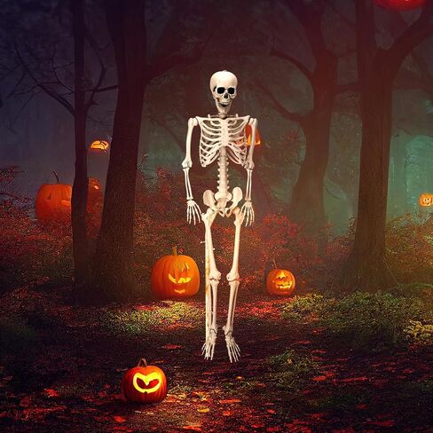 2 Pcs Skeleton Stand Pose N Stay Metal Stand for 5.4 FT Tall Skeletons Halloween Decor Accessories(Prongs Base) in Saudi Arabia