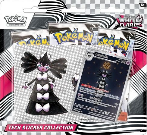 Pokemon TCG Scarlet & Violet 10.5 White Flare Tech Sticker Blister in Kuwait