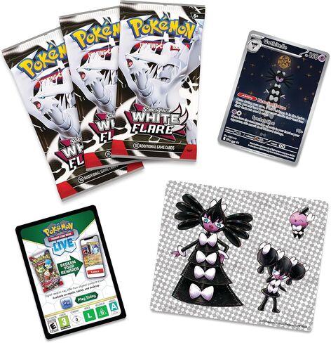 Pokemon TCG Scarlet & Violet 10.5 White Flare Tech Sticker Blister in Kuwait