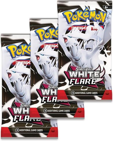 Pokemon TCG Scarlet & Violet 10.5 White Flare Tech Sticker Blister in Kuwait