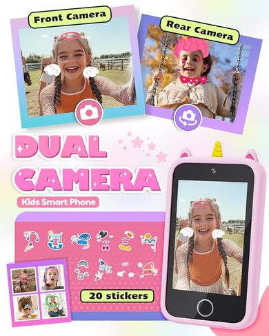 الهاتف الذكي للأطفال ، هاتف Spider Toys للأولاد 3 4 5 6 7 7 8 سنوات ، كاميرا مزدوجة ، 3.5 '' 'هواتف الأطفال التي تعمل باللمس ، لعبة تعليمية لأطفال عيد ميلاد الأطفال ، ABC التعلم ، العادة المتتبع in Kuwait