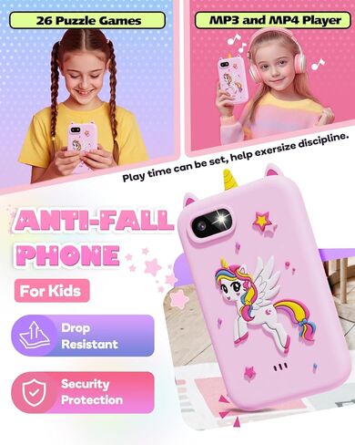 الهاتف الذكي للأطفال ، هاتف Spider Toys للأولاد 3 4 5 6 7 7 8 سنوات ، كاميرا مزدوجة ، 3.5 '' 'هواتف الأطفال التي تعمل باللمس ، لعبة تعليمية لأطفال عيد ميلاد الأطفال ، ABC التعلم ، العادة المتتبع in Kuwait