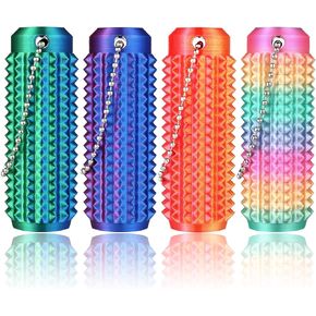 Little Ouchies Pain Fidget 4PCS – Pain Stim Tool Spiky Sensory Fidget Toys for Adults Anxiety Relief, 3D Printed Grippie Keychain for Focus & Skin Picking, Stress Relief Gift for Teens in Saudi Arabia