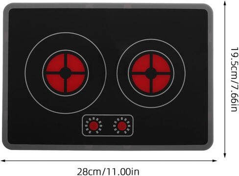 Vosarea Kids Kids Kitchen Appliance Appliance Toy Simulated Intruction Cooker مع تأثيرات مضيئة ، Toddler Play Play Play المطبخ لعبة تحريض لعب الأدوار in Kuwait