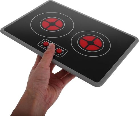 Vosarea Kids Kids Kitchen Appliance Appliance Toy Simulated Intruction Cooker مع تأثيرات مضيئة ، Toddler Play Play Play المطبخ لعبة تحريض لعب الأدوار in Kuwait