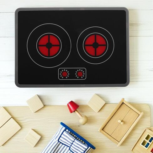 Vosarea Kids Kids Kitchen Appliance Appliance Toy Simulated Intruction Cooker مع تأثيرات مضيئة ، Toddler Play Play Play المطبخ لعبة تحريض لعب الأدوار in Kuwait