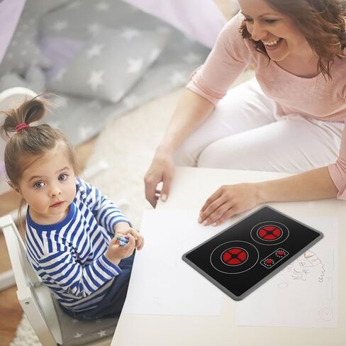 Vosarea Kids Kids Kitchen Appliance Appliance Toy Simulated Intruction Cooker مع تأثيرات مضيئة ، Toddler Play Play Play المطبخ لعبة تحريض لعب الأدوار in Kuwait