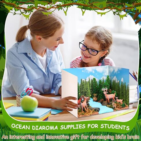 Ocean Diorama Kit Project Project Supplies Under the Sea Animals Fors Small Shark Fish Tors in Saudi Arabia