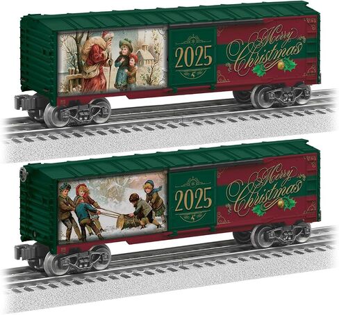 Lionel 2025 عيد الميلاد O Gauge Model Train Boxcar in Kuwait