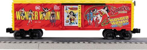Lionel DC Comics Wonder Woman 90 Years of DC O Gauge Model Train Train Boxcar in Kuwait