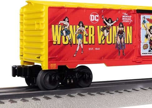 Lionel DC Comics Wonder Woman 90 Years of DC O Gauge Model Train Train Boxcar in Kuwait
