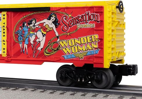 Lionel DC Comics Wonder Woman 90 Years of DC O Gauge Model Train Train Boxcar in Kuwait