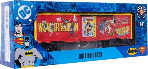 Lionel DC Comics Wonder Woman 90 Years of DC O Gauge Model Train Train Boxcar in Kuwait
