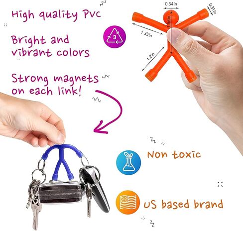 Magmen STEM Magnetic Travel Toys 10pc ، رحلة برية للسيارة ، وتخزين المواد الغامضة للألعاب الحسية للأطفال 3 سنوات وما فوق in Kuwait