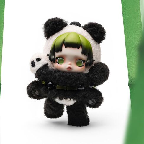 Skullpanda Lazy Panda Plush Doll Pendant 5.31 بوصة ، ألعاب للديكور المنزلي الحديث ، لعبة قابلة للتحصيل لملحقات المكتب ، 1 مساءً in Kuwait