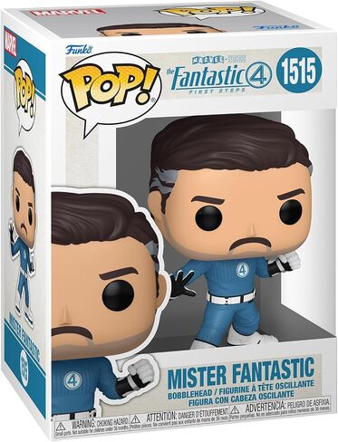 Funko Pop! Marvel: The Fantastic Four: First Steps - Mr.Fantastic - Fantastic Four (2025) - Collectable Vinyl Figure - Gift Idea - Official Merchandise - Toys for Kids & Adults - Movies Fans in Saudi Arabia
