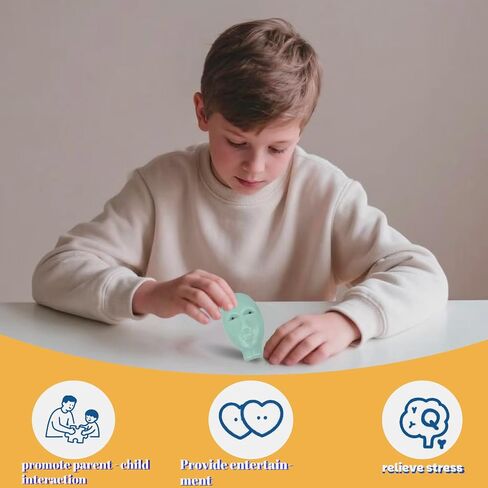 Aqzaxora 2 PCS Pimple Popping Toy, Squishy Fidget Toys Pimple Popping Fidget Toy with Filler Tools Weird Alien Pimple Popping Novelty Stress Relief & Reusable & Self-Filling for Adults & Teens in Kuwait