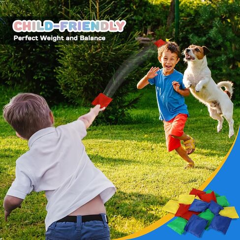 حقائب فول لعبة Toy Life Tower Carnival Games ، Cornhole ، ألعاب في الهواء الطلق للأطفال الذين تتراوح أعمارهم بين 4 و 8 سنوات ، لعبة الفناء الخلفي الرياضي واللعب في الهواء الطلق ، والألعاب الخارجية للأعمار من 5 إلى 7 سنوات ، حفلة عيد ميلاد عائلة العائلة ،  in Kuwait