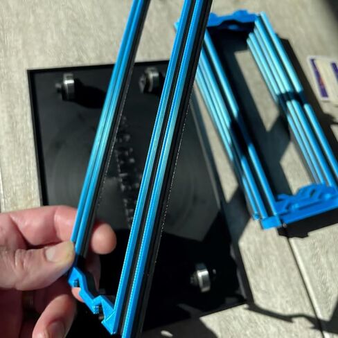 Game Glider for Cards the Game Glider - Multi Color Slider Original سهلة التثبيت ＆ Game Game Glider for Table Card Game Glider مع 5 Rails (Blue) in Kuwait