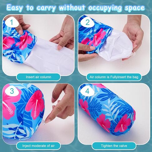 نودل سباحة قابلة للنفخ ، 2 عبوة ناعمة تجفيف سريع تجفيف مغطى بركة كبيرة العوامات المعكرونة ، ففائف المسبح السباحة المسبح مع حقيبة تخزين محمولة لحفلة البلياردو in Kuwait