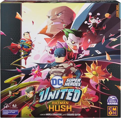 ألعاب SPIN Master ، DC United Super Heroes: Batman Hush ، لعبة بطاقة استراتيجية متعددة اللاعبين التعاونية للمراهقين والكبار ، Minifigures Collectible DC Comic ، Miniatures Batman ، 1-5 لاعبين ، تتراوح أعمارهم بين 14 وما فوق in Kuwait