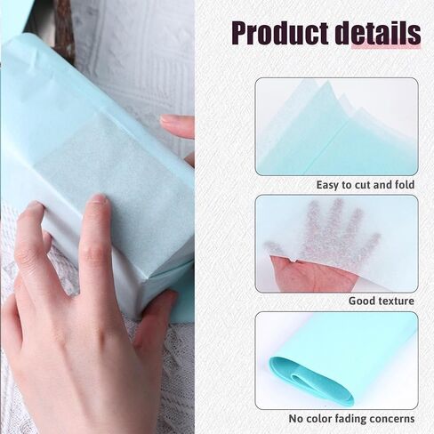 Shindel 120 ورقة ورقة الأنسجة ، 20 × 14 بوصة الهدايا ورق التغليف كبيرة ل DIY Crafts هدايا مربع الالتفاف 20 لون in Saudi Arabia