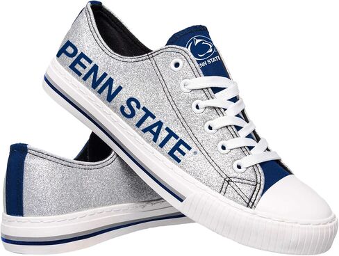 FOCO Alabama Crimson Tide NCAA Womens Glitter Low Top Canvas Shoes - 9 in Saudi Arabia