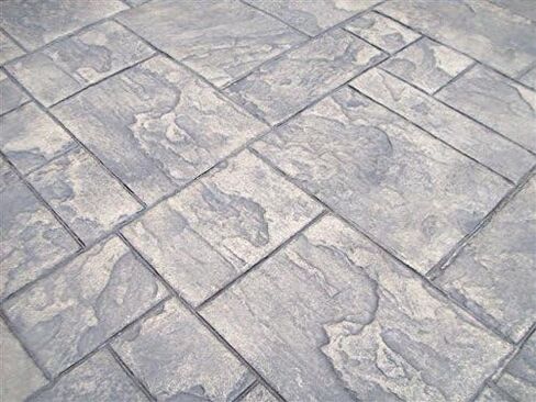 Ashler حقق Slate Slate ختم الخرسانة التي وضعتها Walttools | زخارف نمط البلاط الزخرفي الحصير من مادة البولي يوريثان ، تفاصيل قوية ، واقعية (8 قطعة) in Saudi Arabia