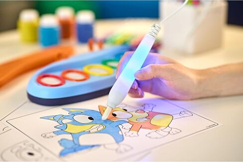 Crayola Color Wonder Bluey Magic Light Brush, Mess Free Kids Painting Set, Toddler Activities, Educational Toys, Gifts for Ages 3 & Up in Saudi Arabia