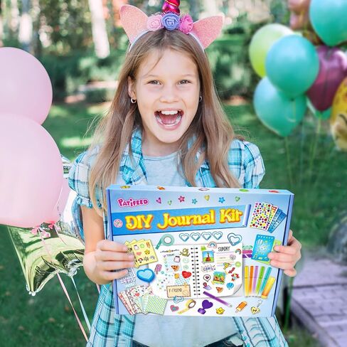 مجموعة مجلة DIY DIY للفتيات ، سجل القصاصات ومستلزمات اليوميات ، هدايا عيد ميلاد عيد الميلاد مذكرات الفتيات لمدة 8 9 10 11 12 13 14 سنة in Kuwait